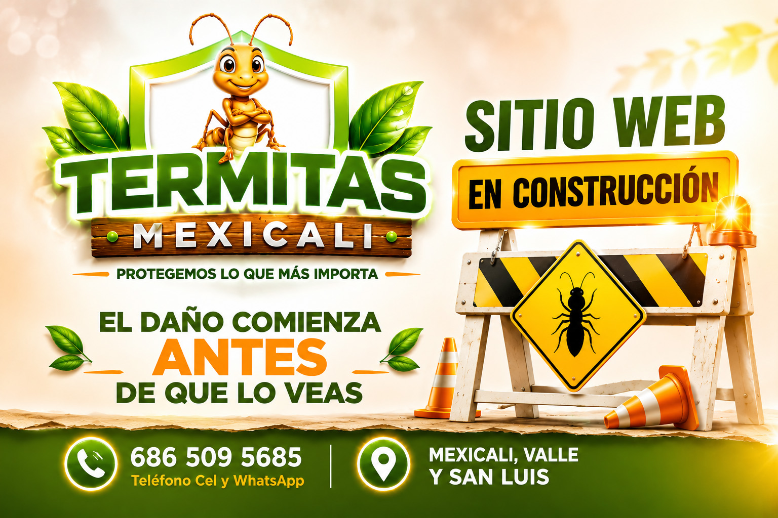 Control de termitas en Mexicali, Valle de Mexicali y San Luis Río Colorado